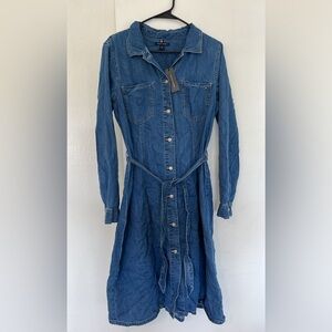 Tommy Hilfiger Belted Denim Dress